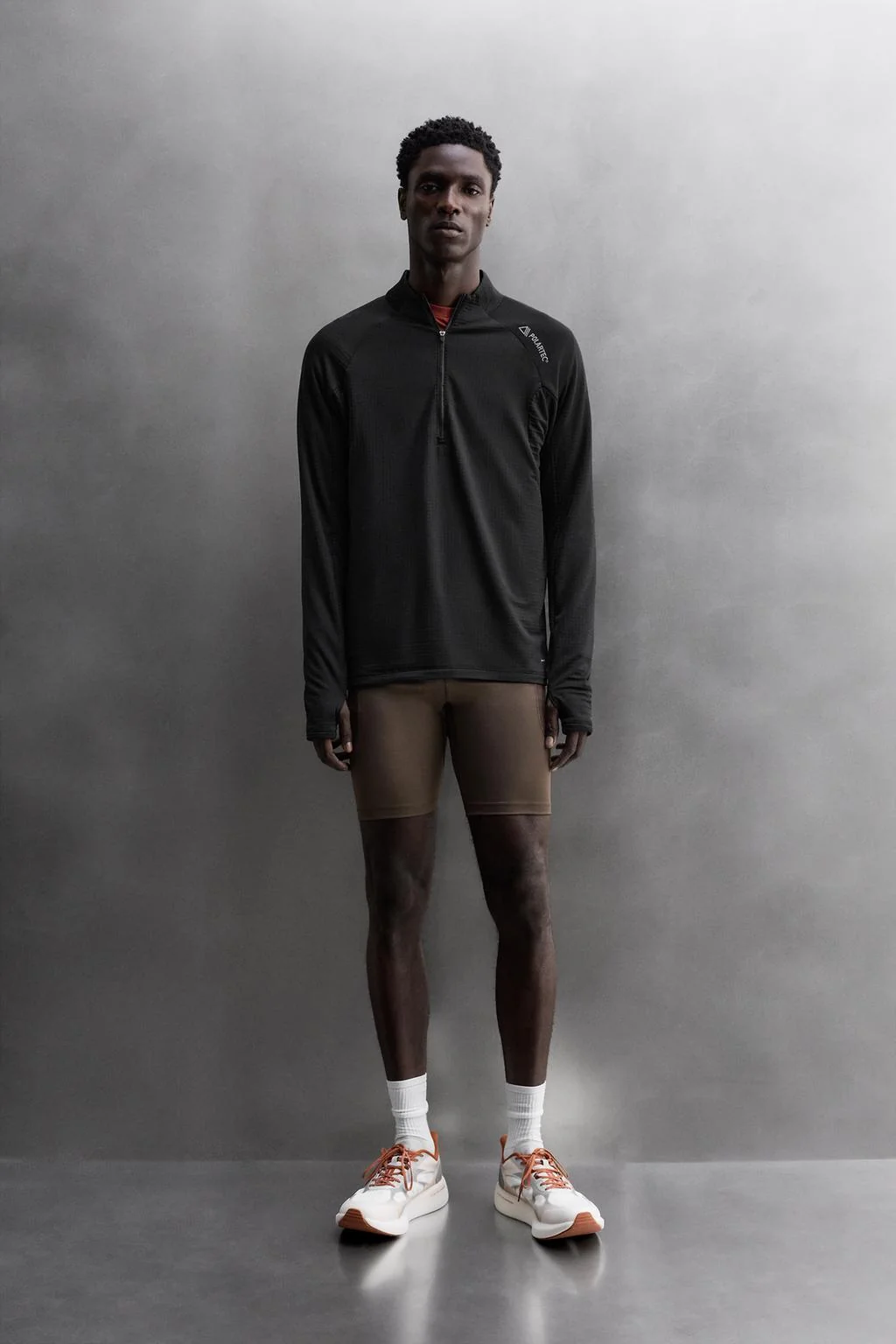 Свитшот POLARTEC© с четвертью молнии — Толстовка с молнией до четверти