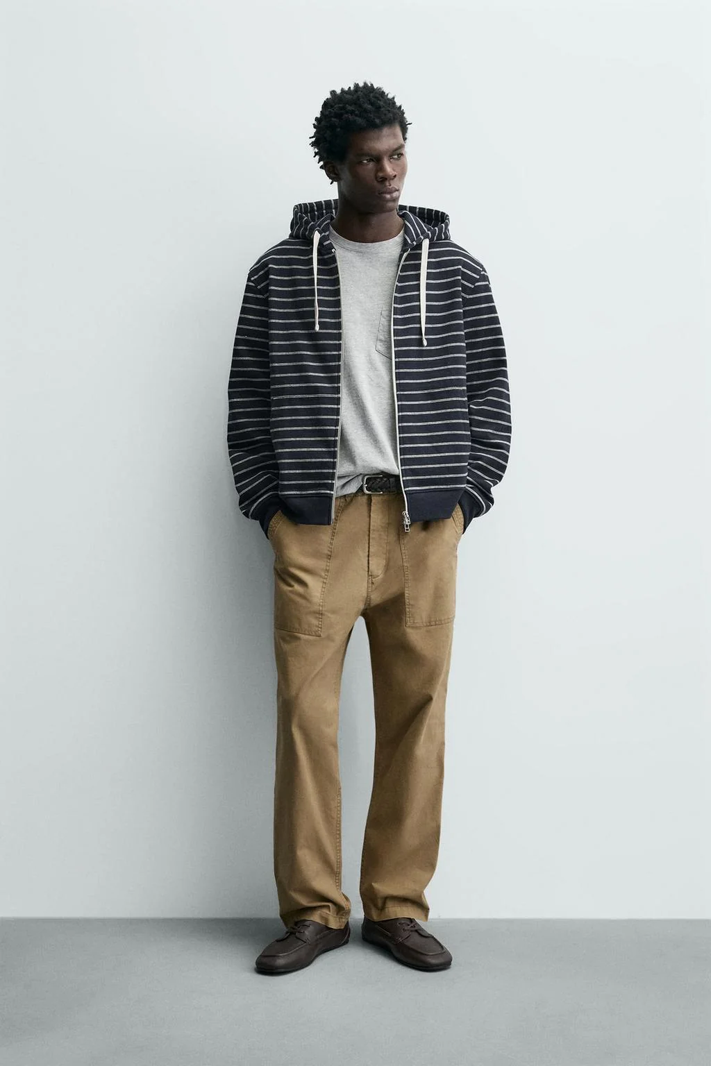 Полосатое худи