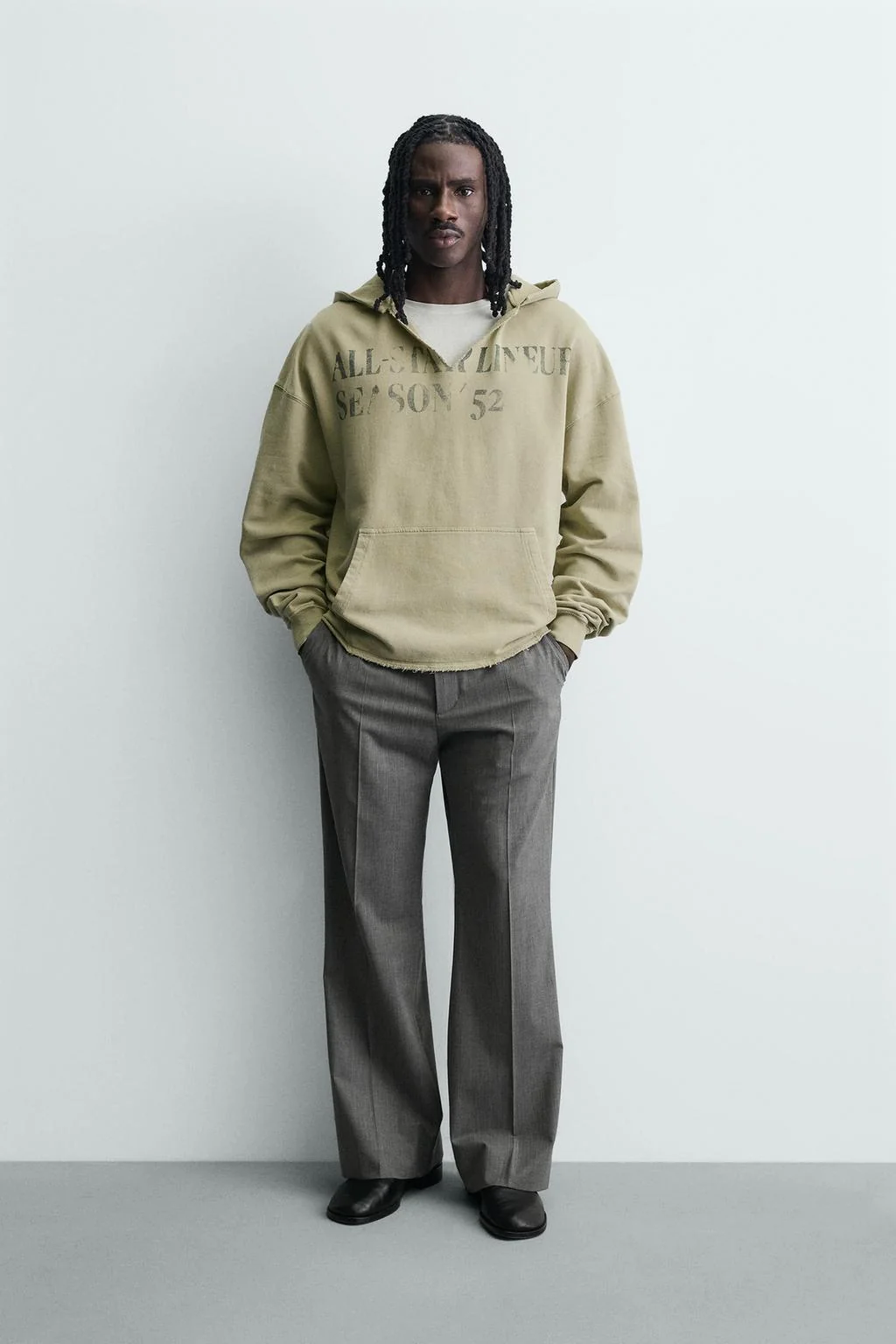 Свитшот со слоганом, варёный — Худи