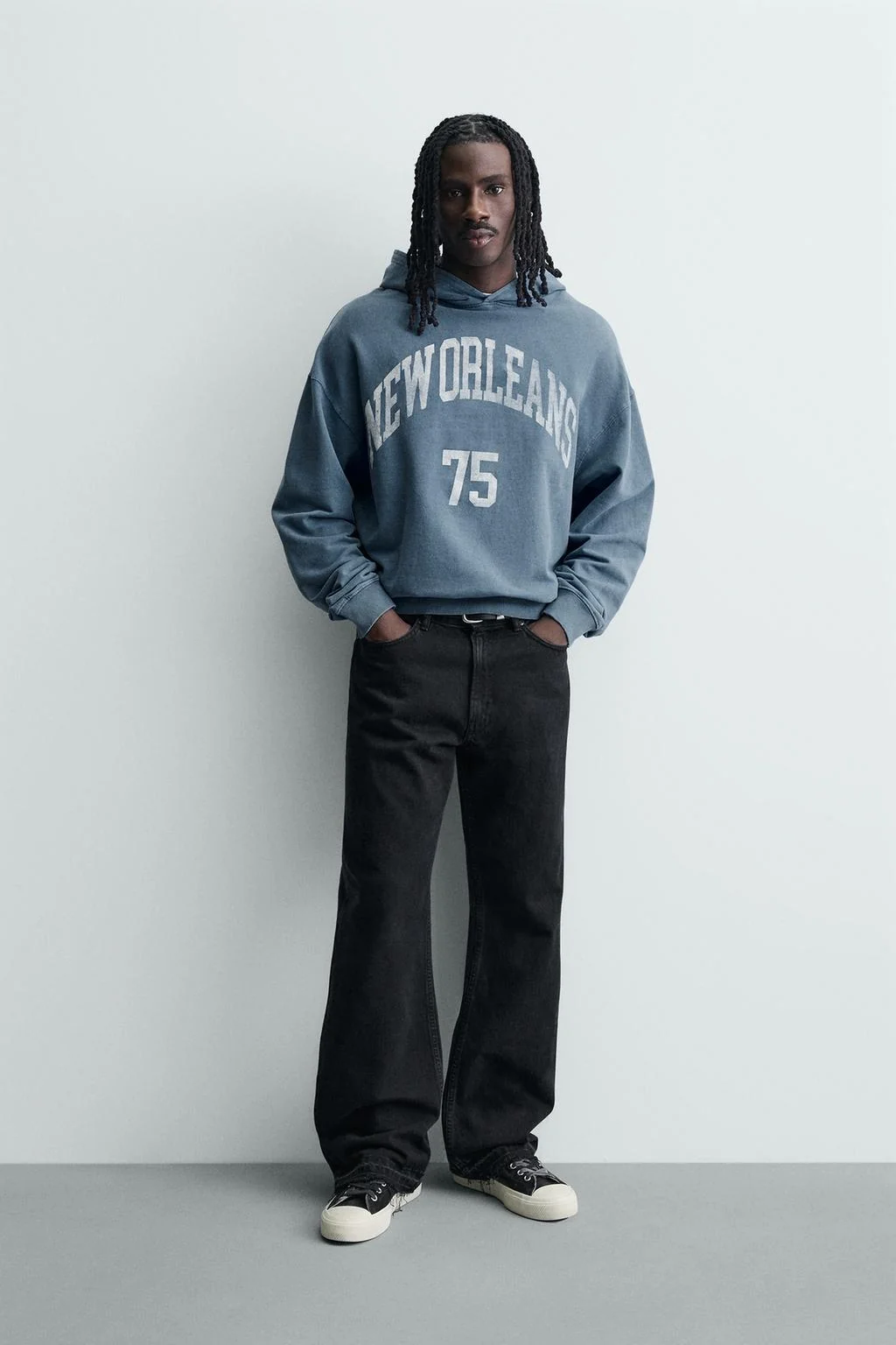 Свитшот с принтом и слоганом, варёный — Худи