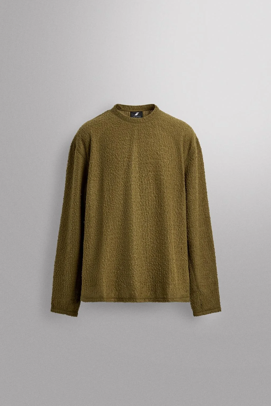 Фактурный свитшот из шерстяной смеси