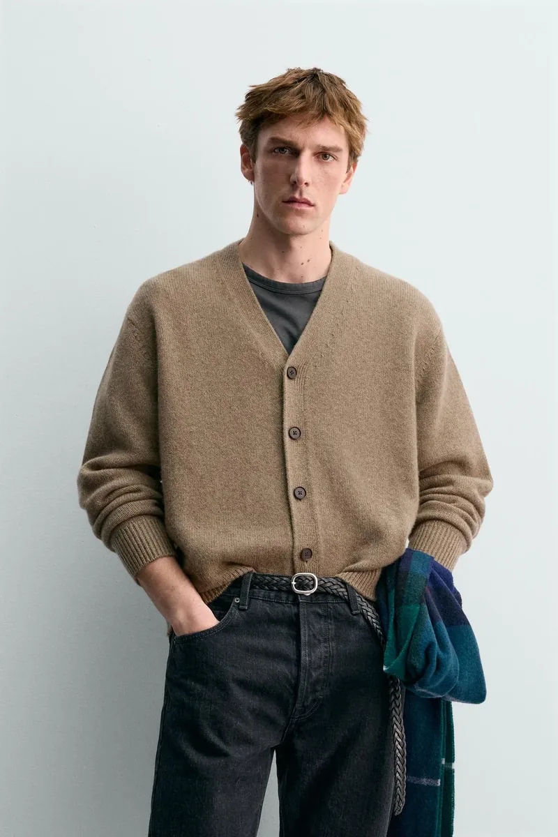 Кашемировый кардиган AARON LEVINE X ZARA