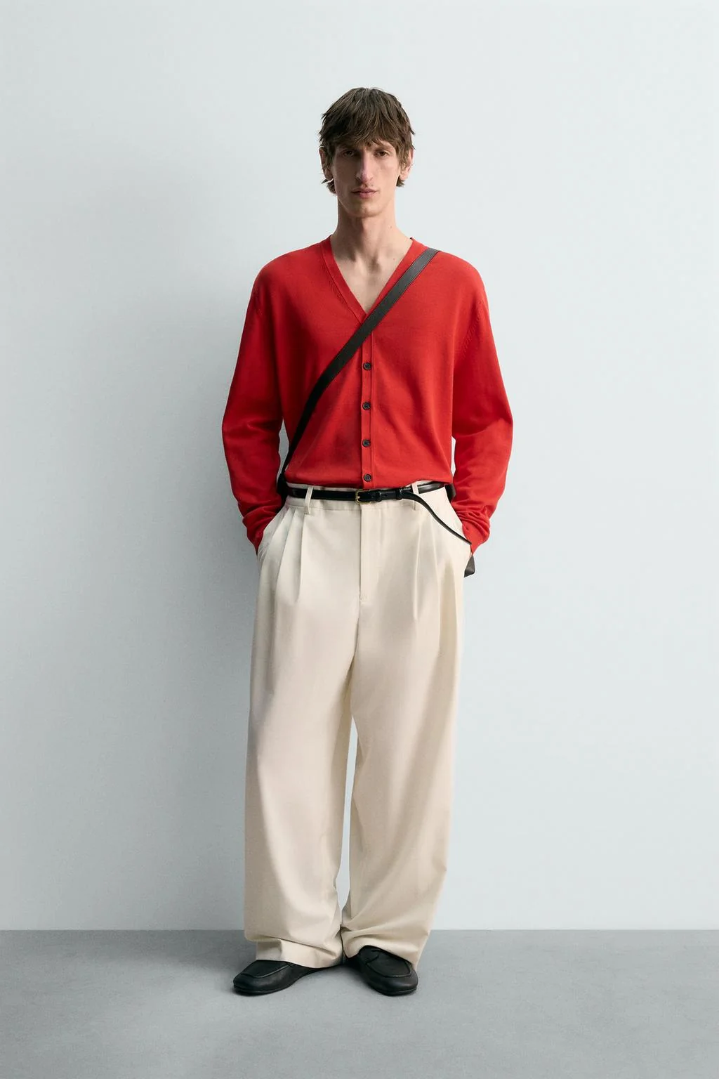 Кардиган свободного кроя