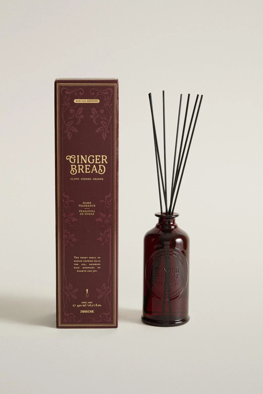 (490 ML) Диффузор с палочками GINGERBREAD