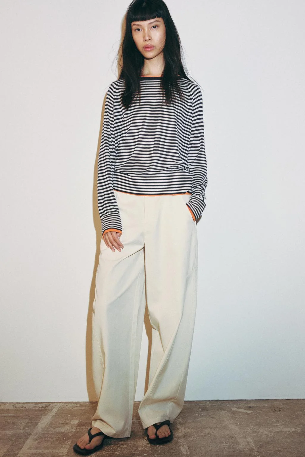 Двойной трикотажный свитер