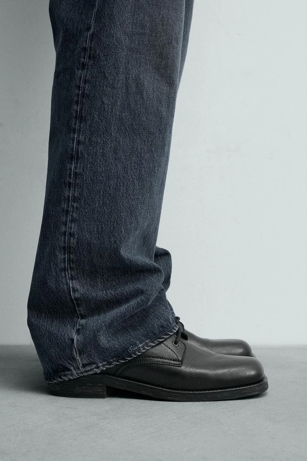 Кожаные ботинки на шнуровке — Нью-йоркская версия