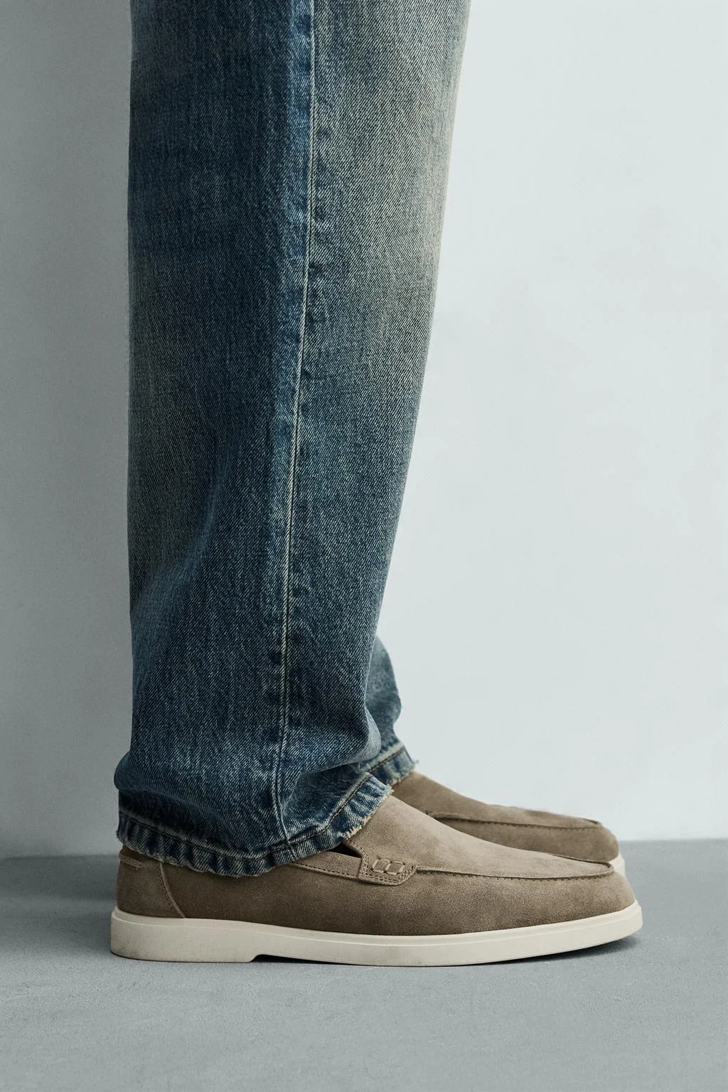 Кожаные лоферы повседневные