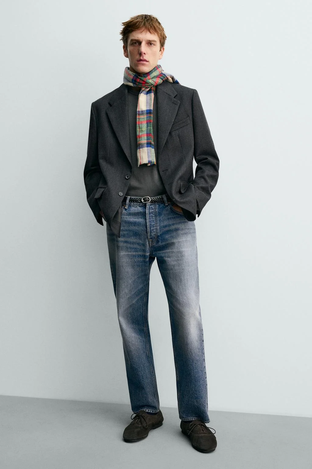 Кожаная обувь с подошвой Vibram® AARON LEVINE X ZARA