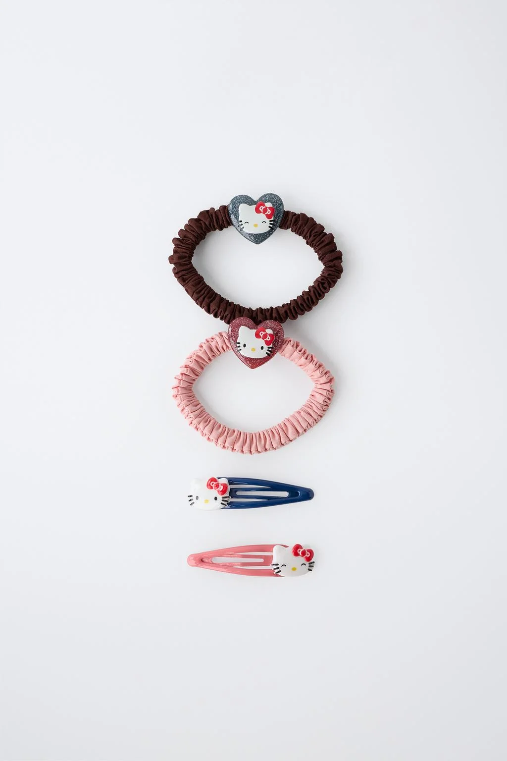 Hello Kitty © Sanrio набор из 2 резинок для волос и 2 заколок