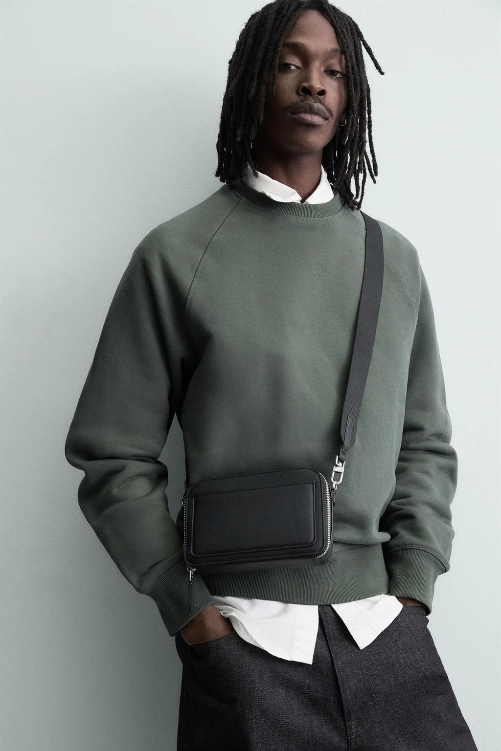 Фактурная сумка через плечо — Сумки через плечо