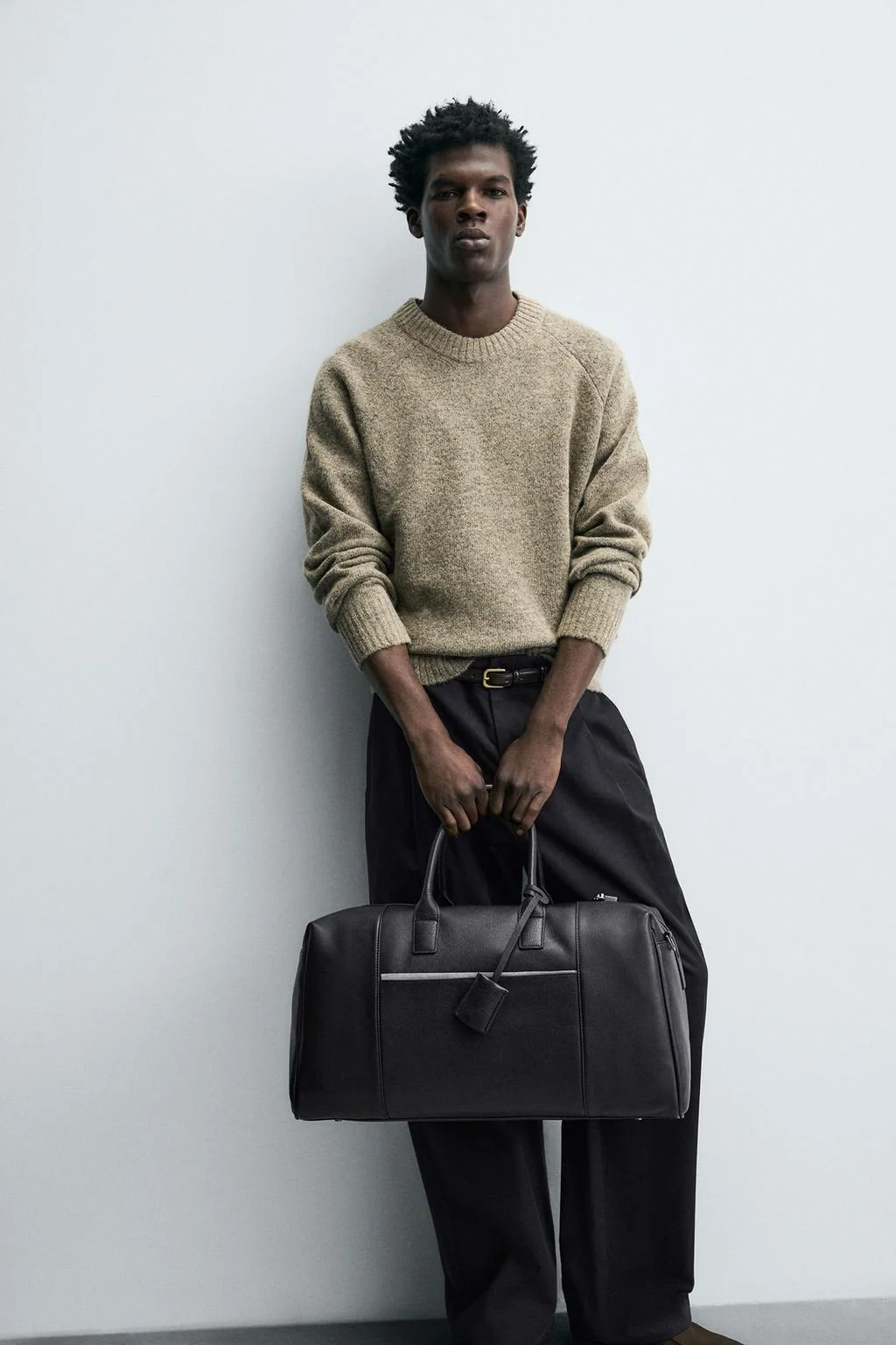 Кожаная дорожная сумка