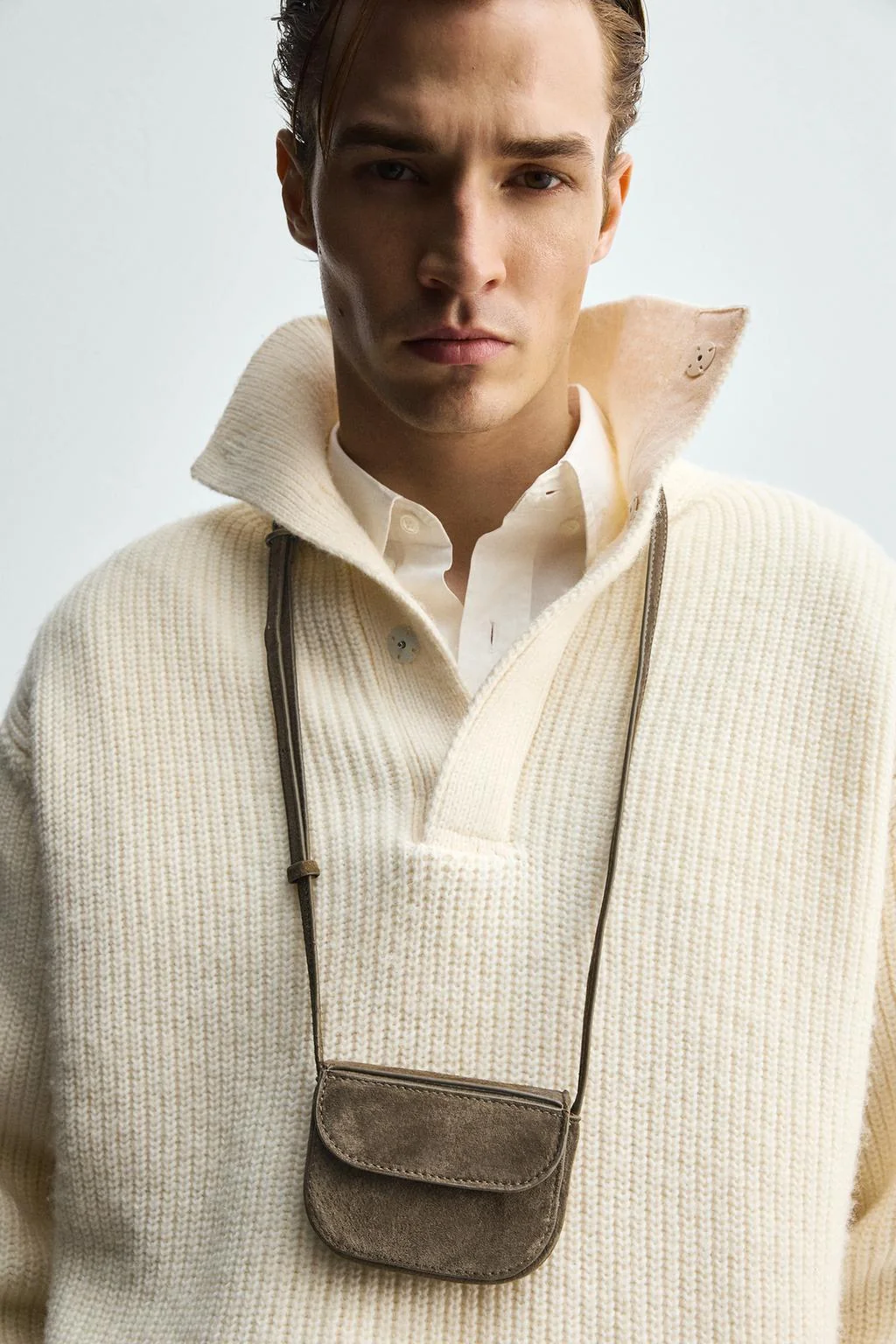 Мини кожаная сумка через плечо — Кошельки и брелоки