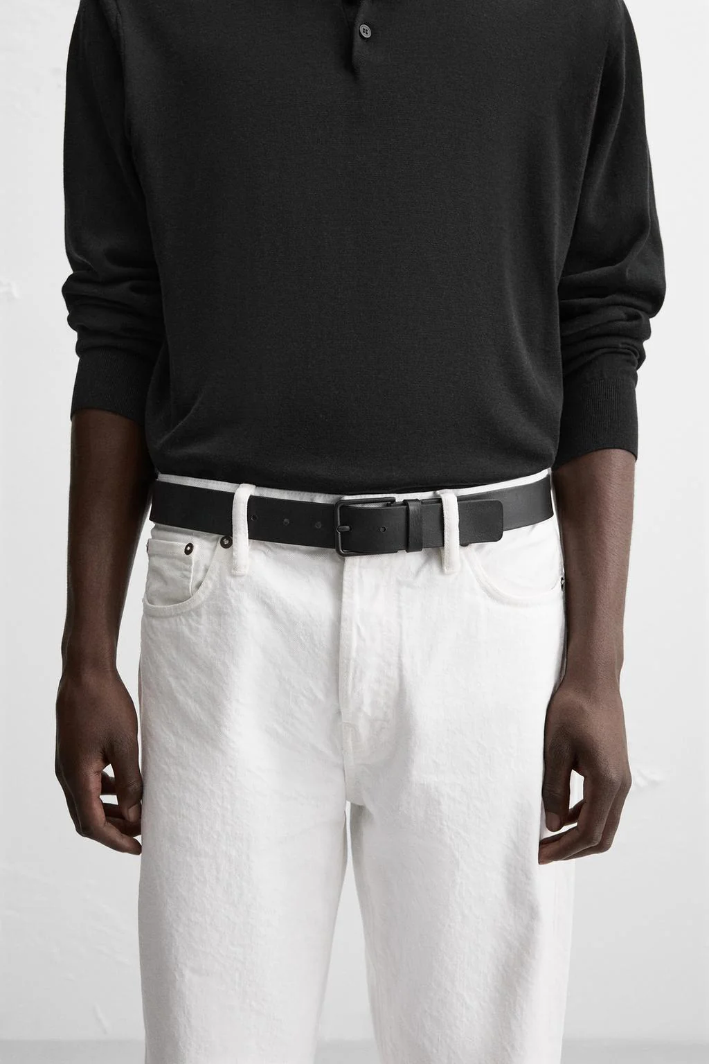 Кожаный пояс двусторонний