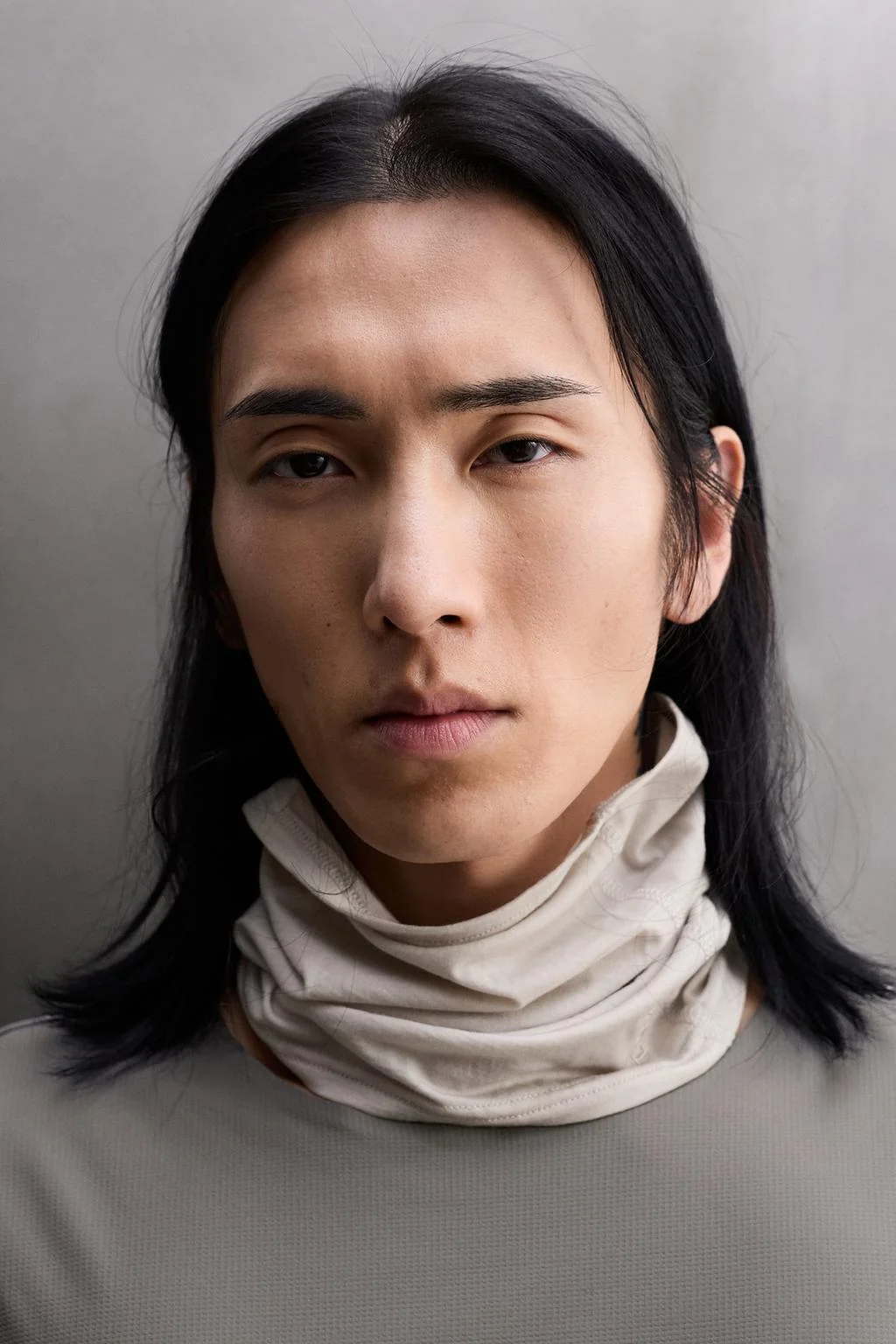 Шерстяной шарф-снуд