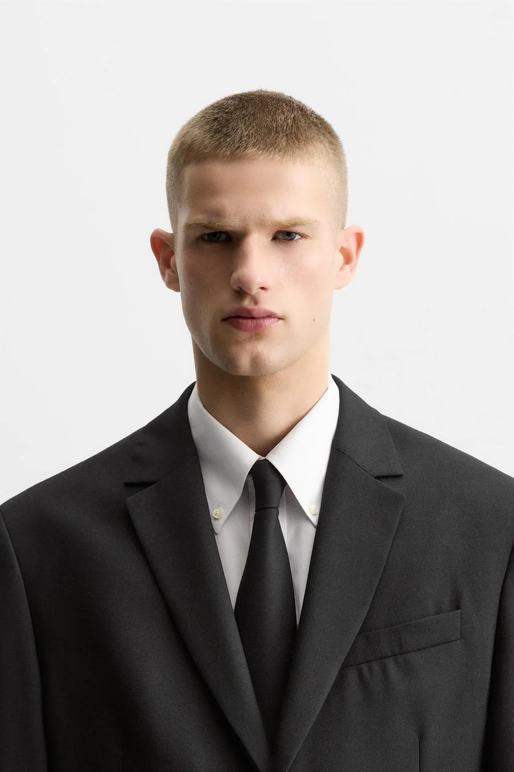 Галстук из текстурированной 100% шерсти — Красные галстуки