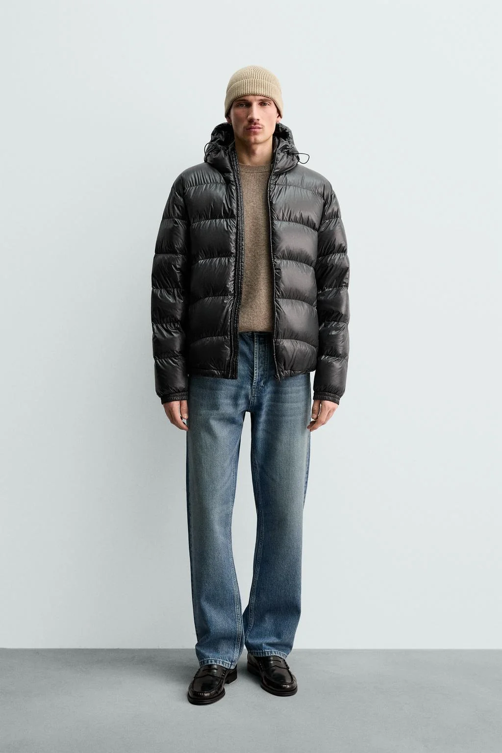 Водоотталкивающая пуховиковая куртка 80% пух - 20% перо ORIGINS — ZARA ORIGINS