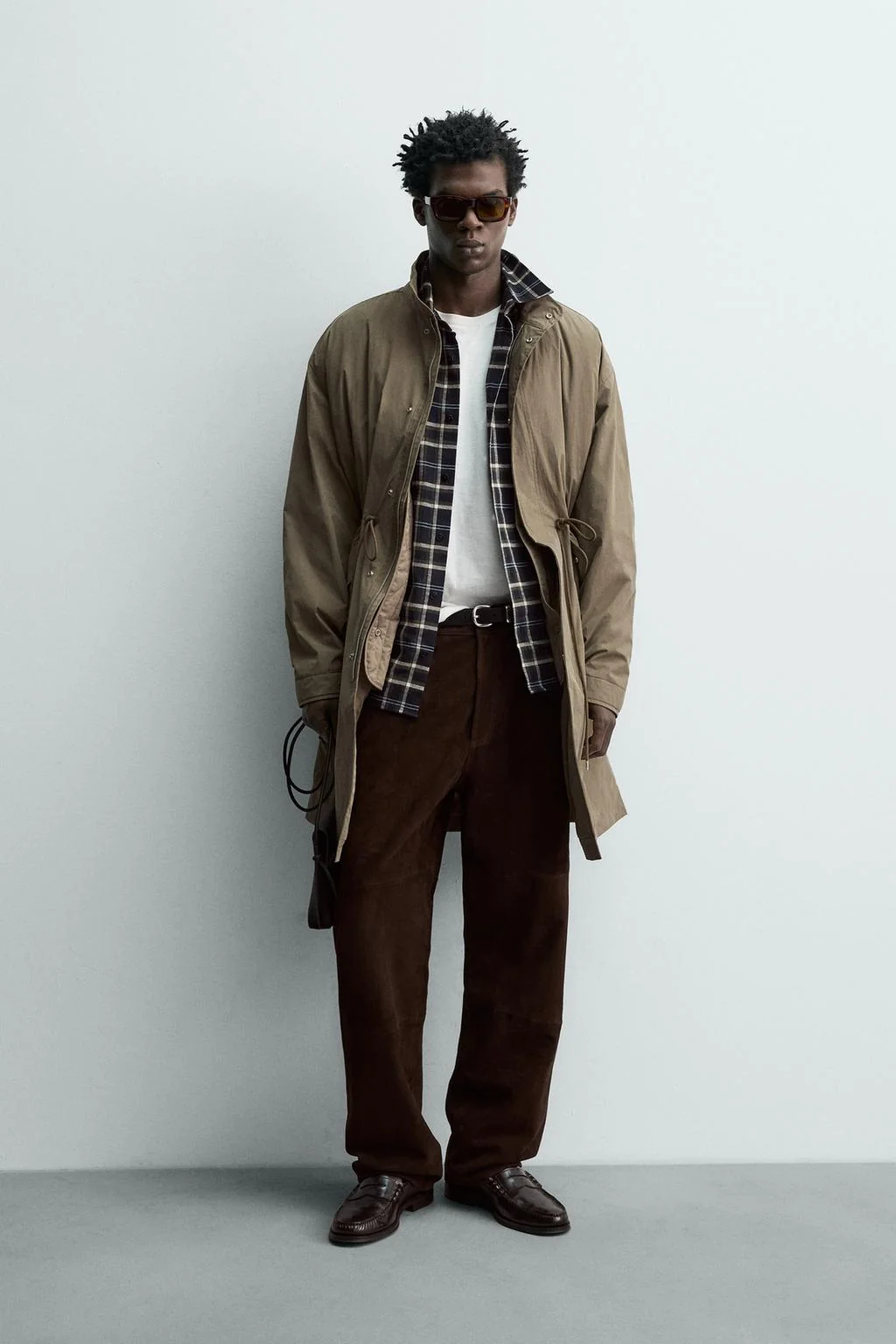 Парка из технической ткани со съёмным жилетом — Tops