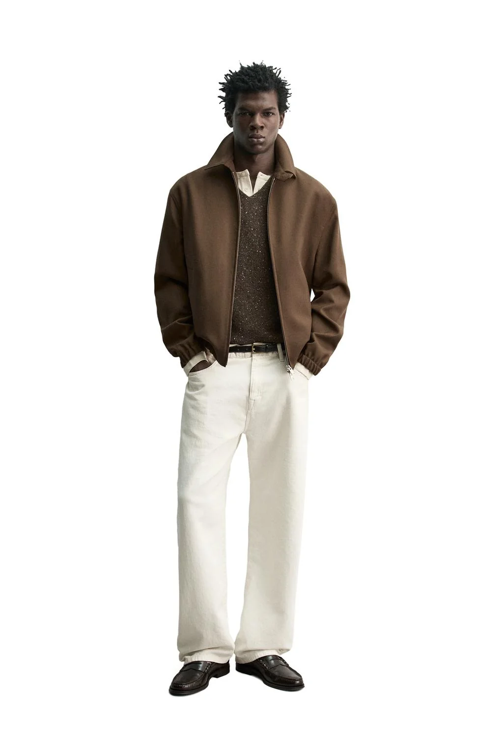 Куртка регулярного кроя 100% шерсть — Внешние одежды