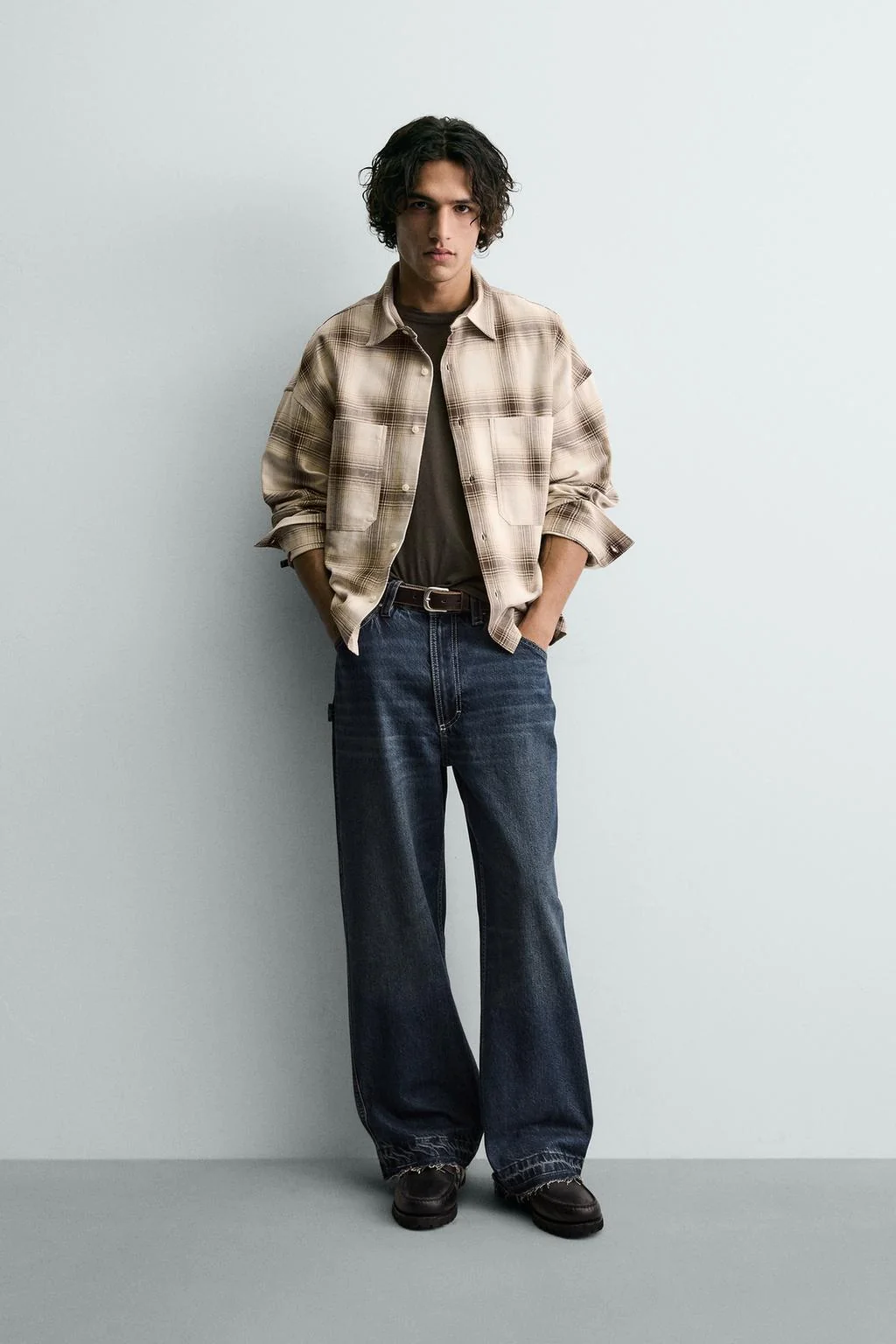 Рубашка с текстурированной клеткой — Форд