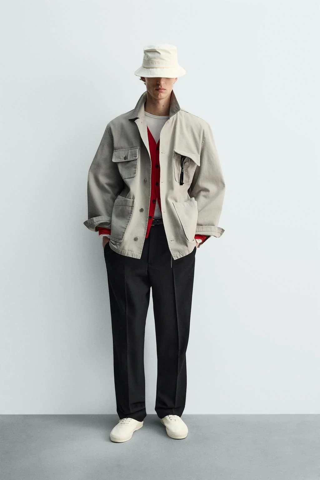 Брюки прямого кроя из шерстяной смеси