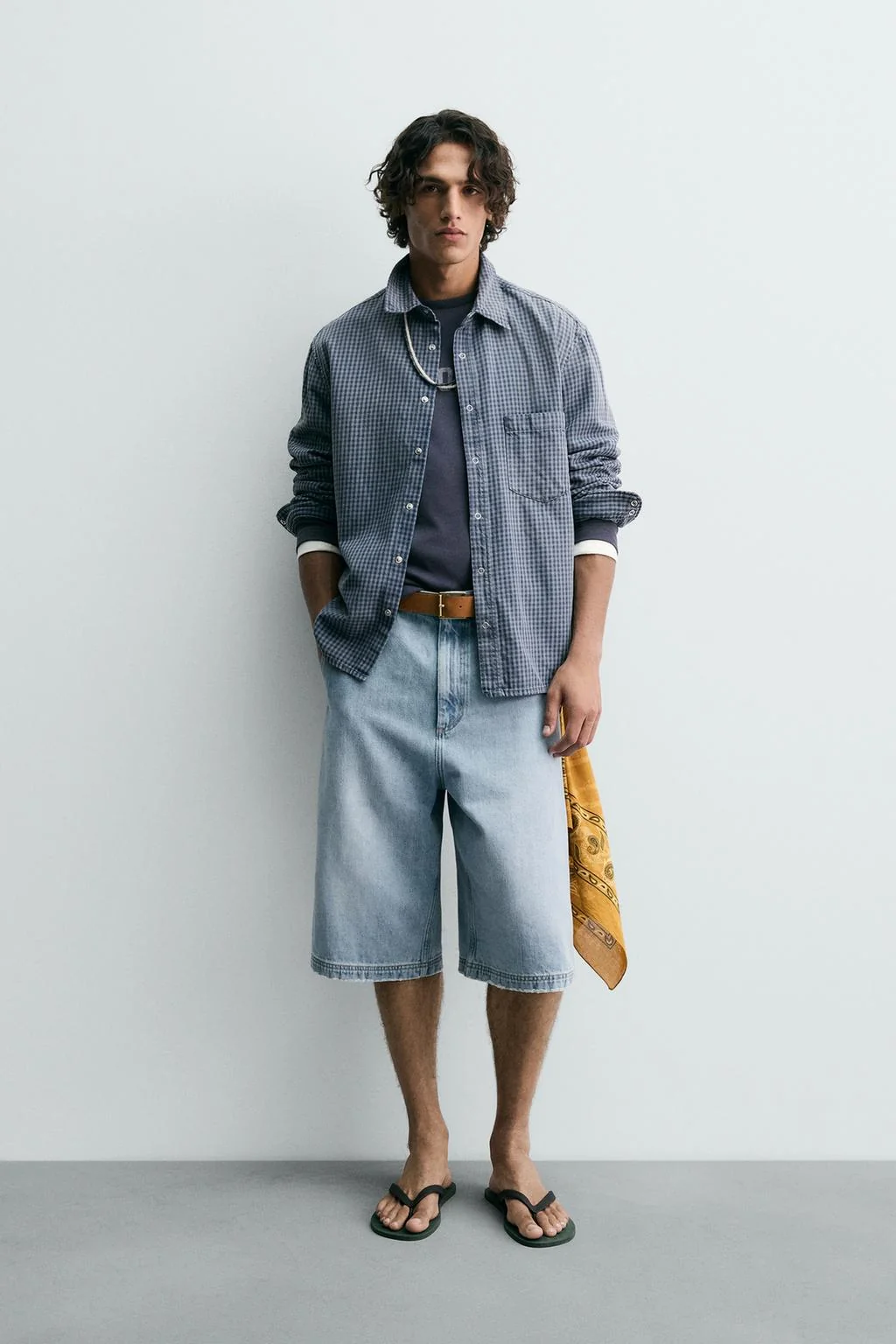 Рубашка в клетку свободного кроя — Новое поколение