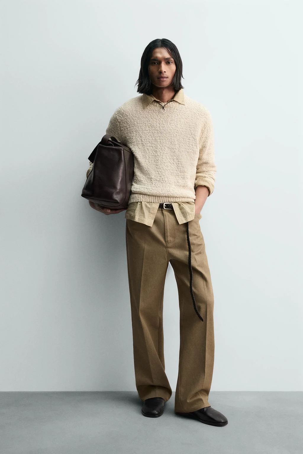 Свитер с неровной текстурой — Нью-йоркская версия