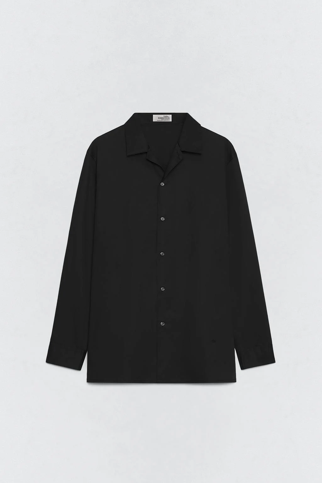 Рубашка из пике свободного кроя SOSHIOTSUKI X ZARA — Сошиоцуки × Зара