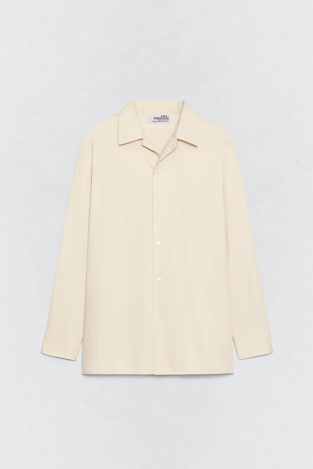 Рубашка из пике свободного кроя SOSHIOTSUKI X ZARA