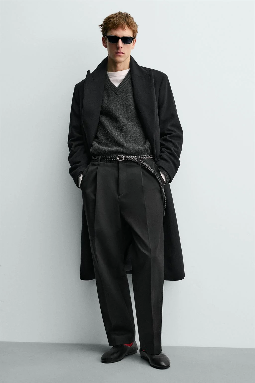 Кожаные туфли с подошвой VIBRAM® AARON LEVINE X ZARA