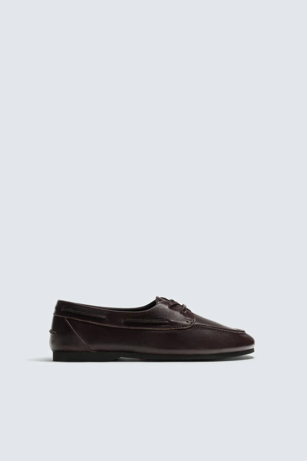 Кожаные палубные туфли с подошвой VIBRAM® AARON LEVINE X ZARA