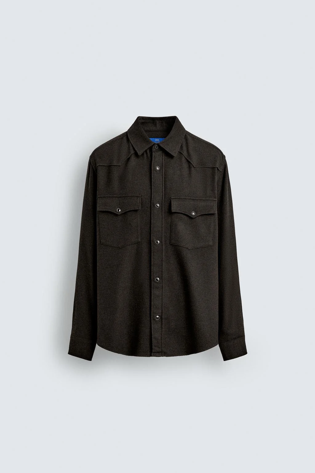 Рубашка в западном стиле из шерсти Aaron Levine X Zara