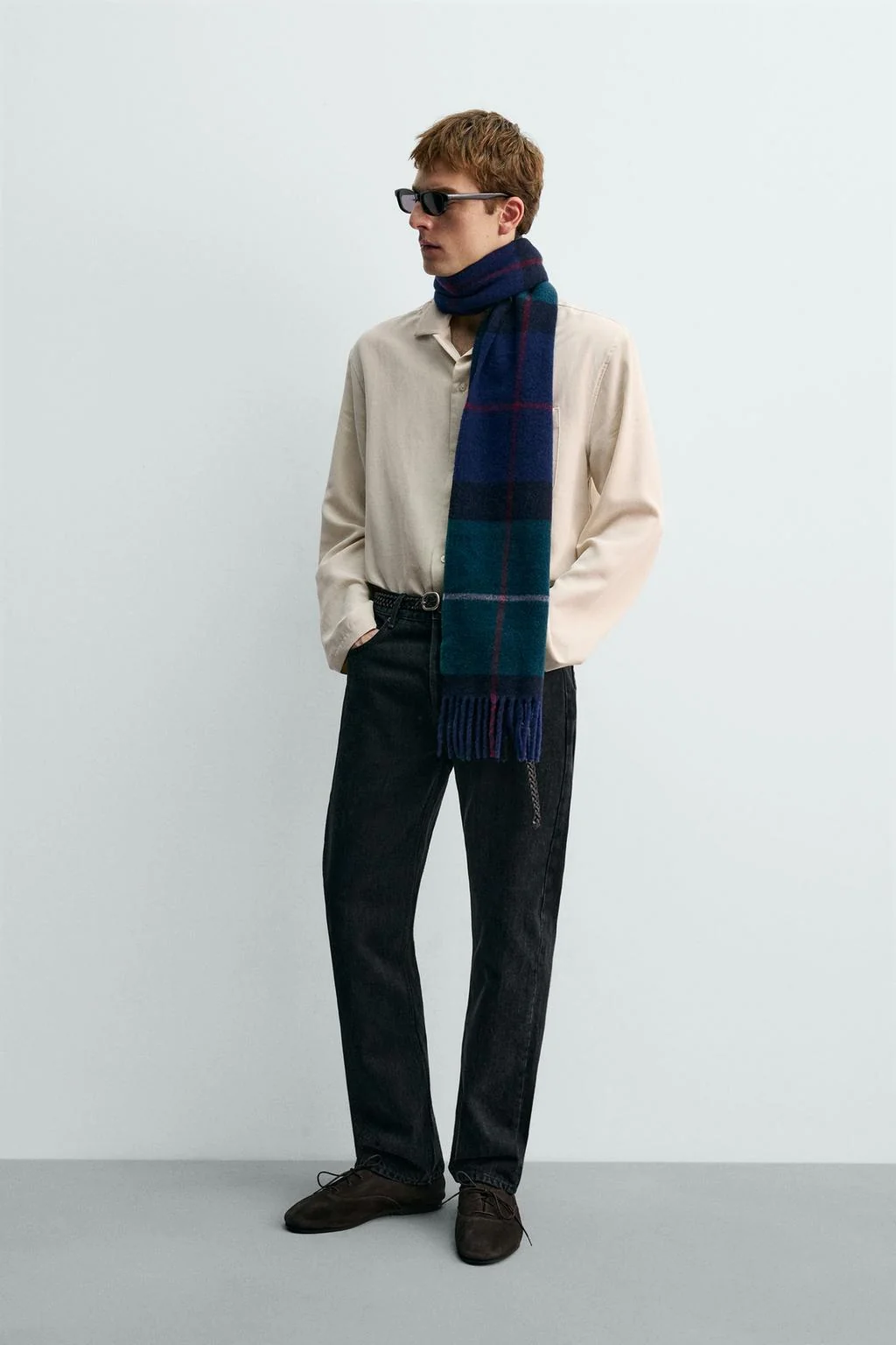 Рубашка свободного кроя Aaron Levine X Zara — Аарон Левин × Зара