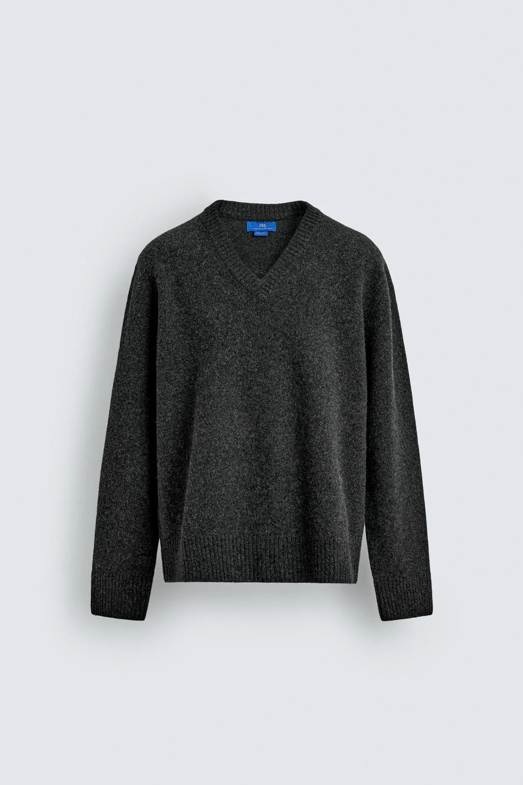 Шерстяной свитер с V-образным вырезом AARON LEVINE X ZARA