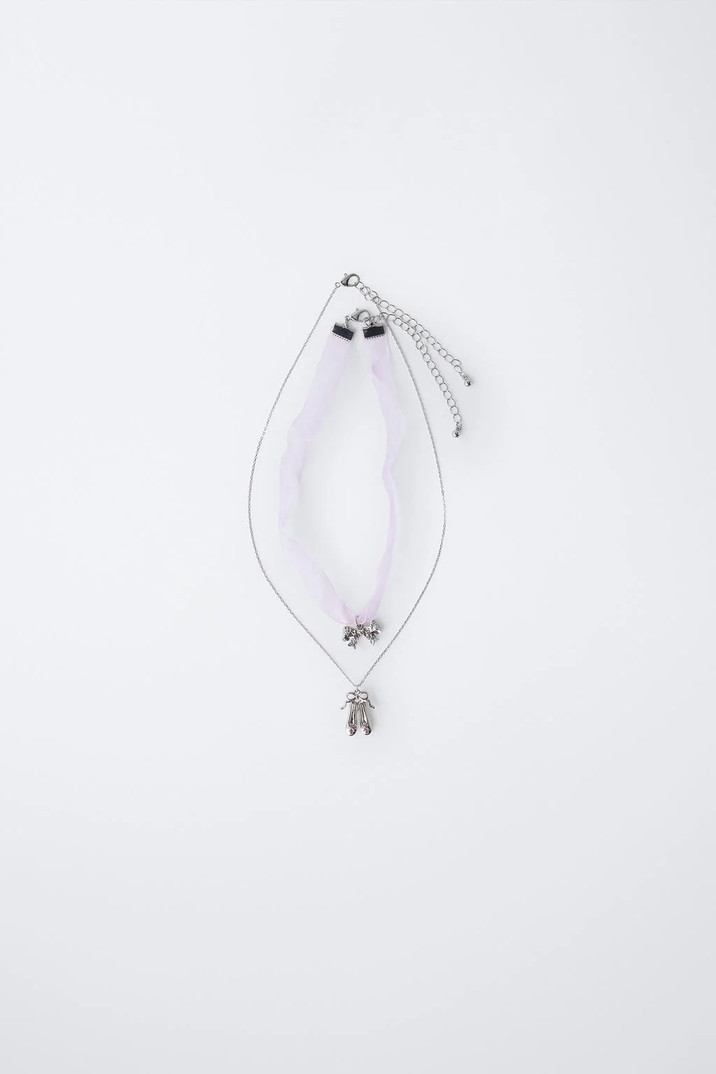 Набор из 2 колье в виде балеток — Брюски