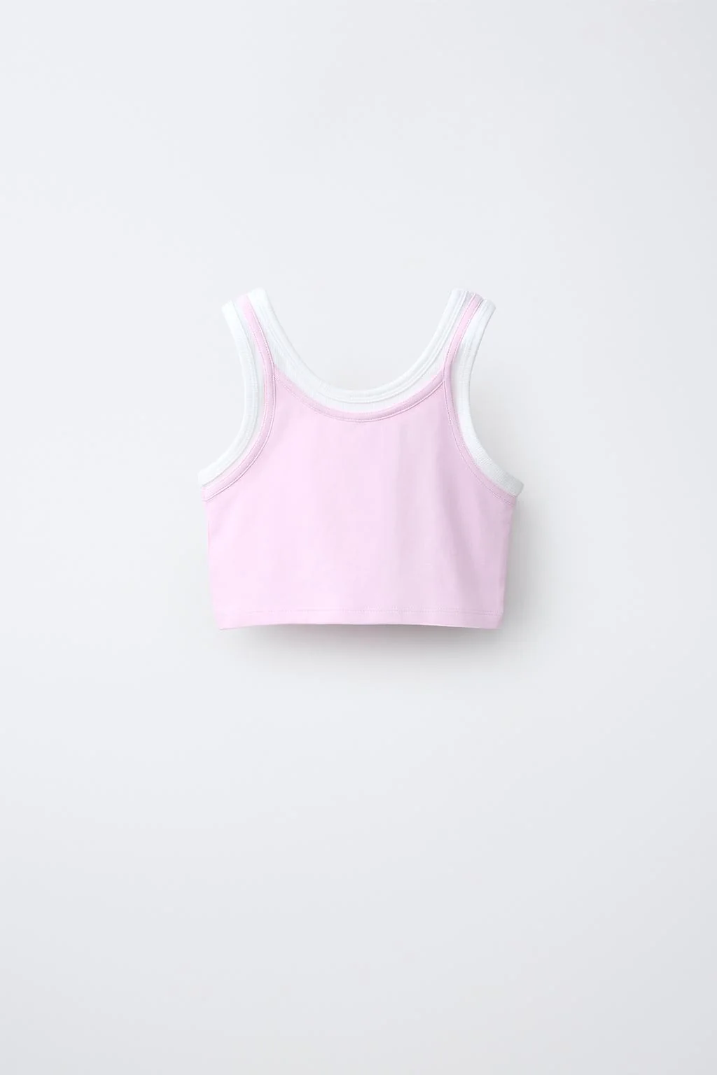 Контрастный двухслойный топ