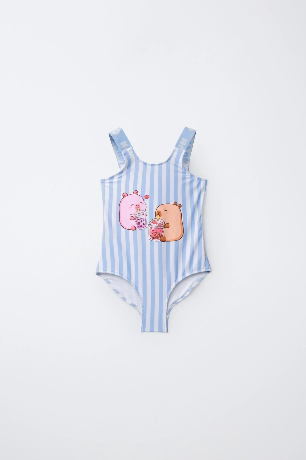 6-14 лет / Купальник с полосками Capibara Cappyfun ©