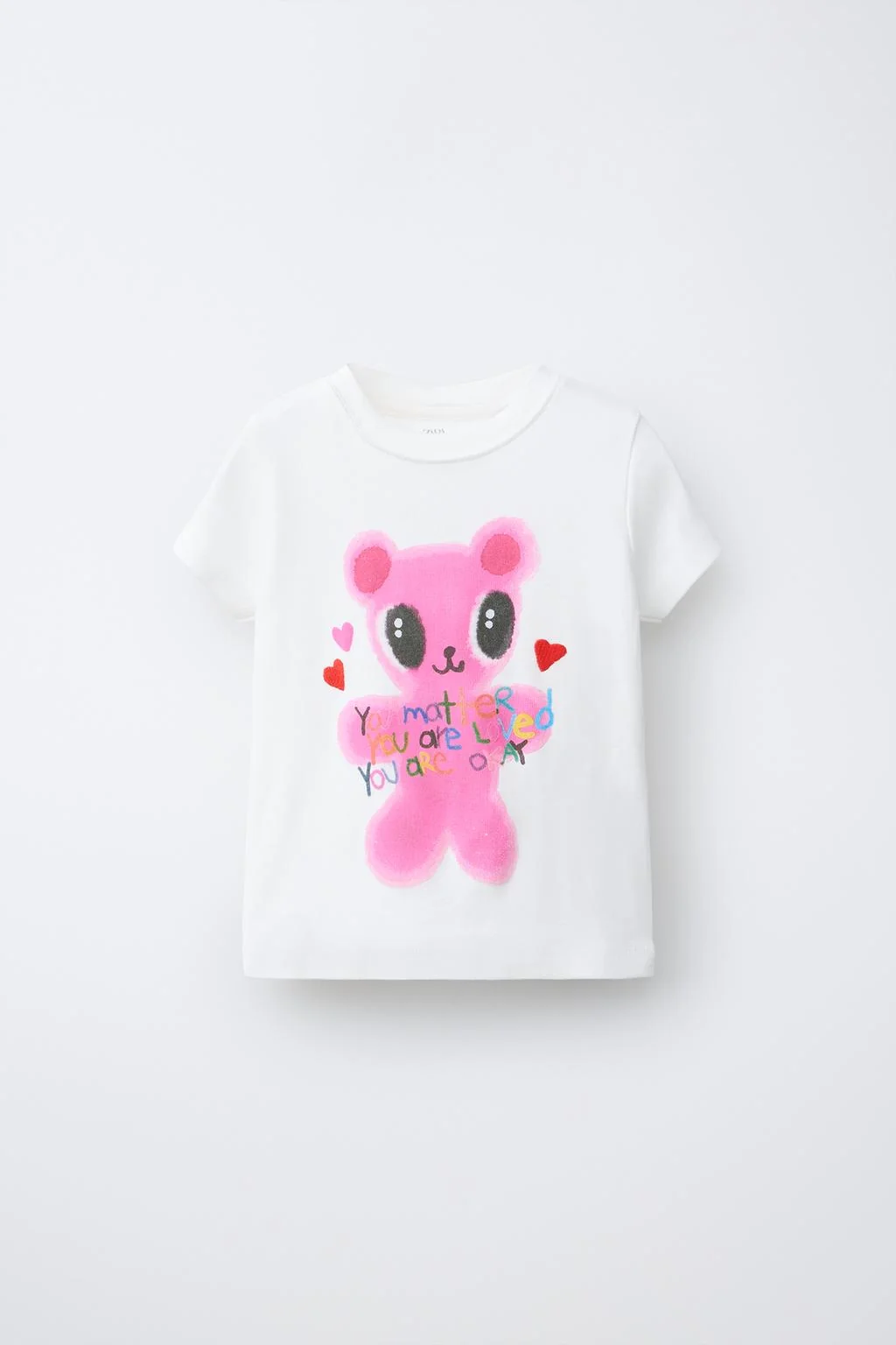 Футболка с принтом плюшевого мишки