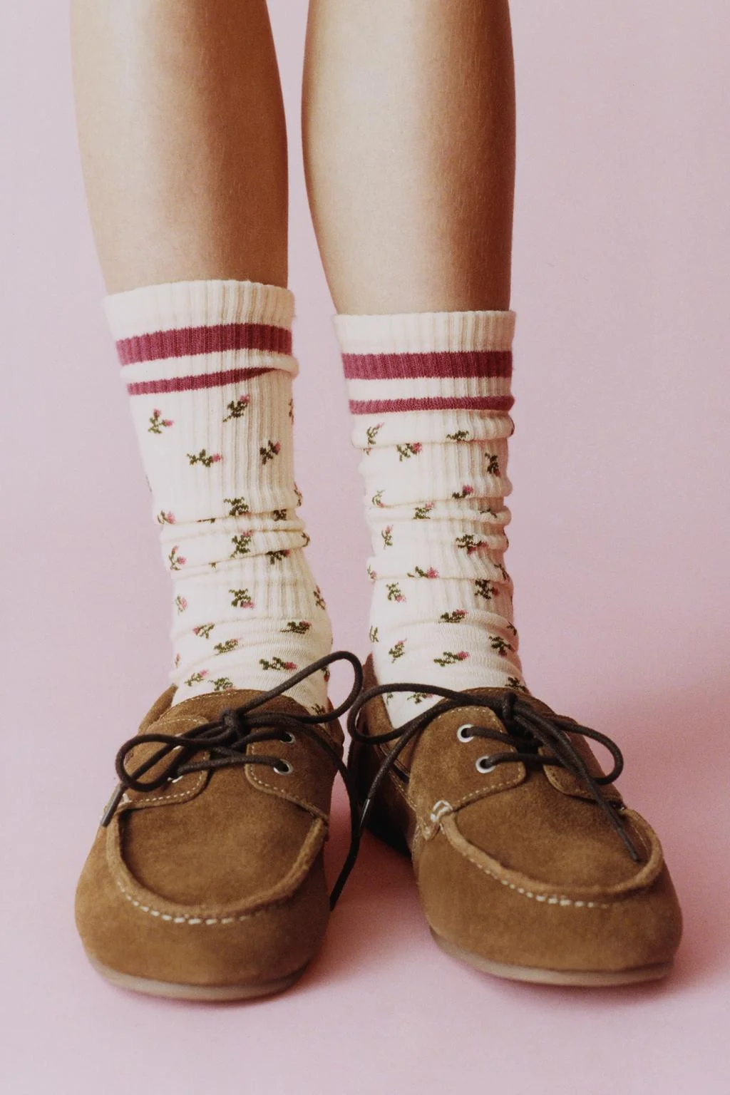 Кожаные морские туфли