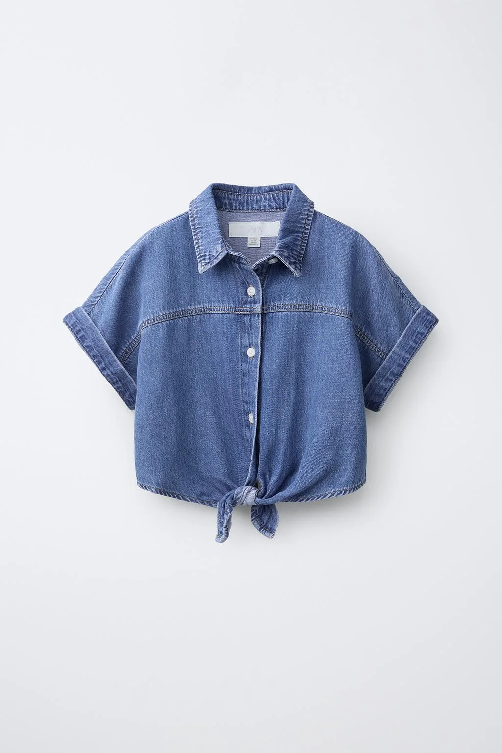Узловая джинсовая рубашка — Рубашки