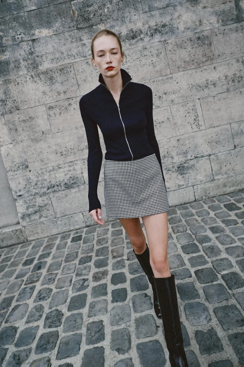 CHECK SKORT
