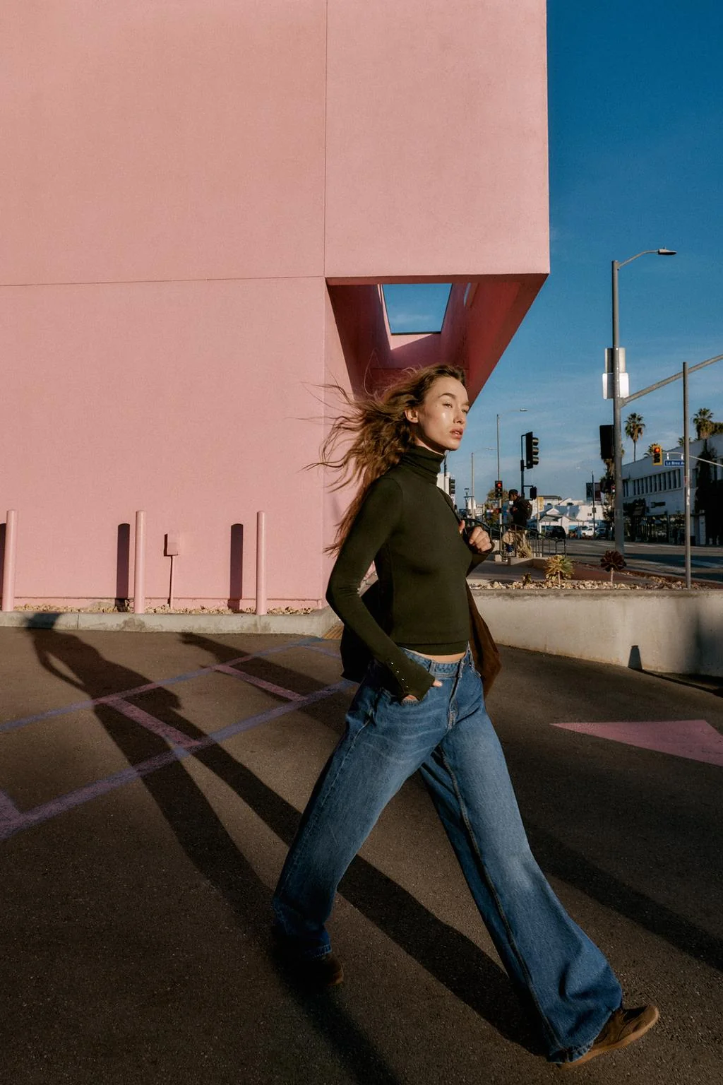 Однотонный трикотажный свитер