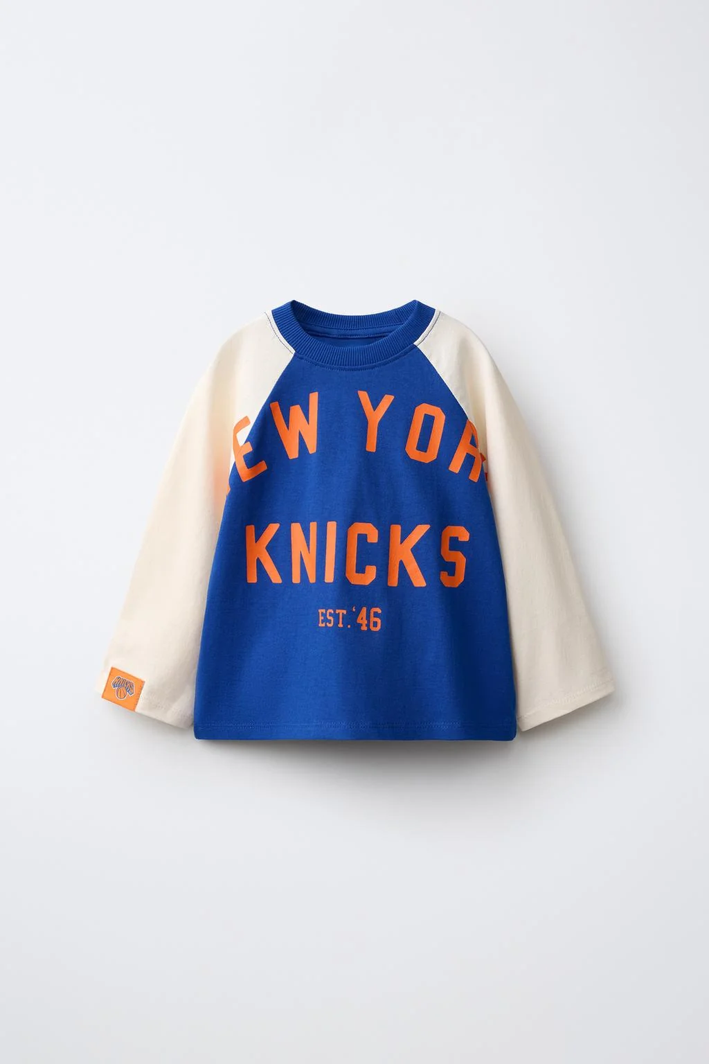 Футболка NBA – NYC Knicks с рукавом реглан