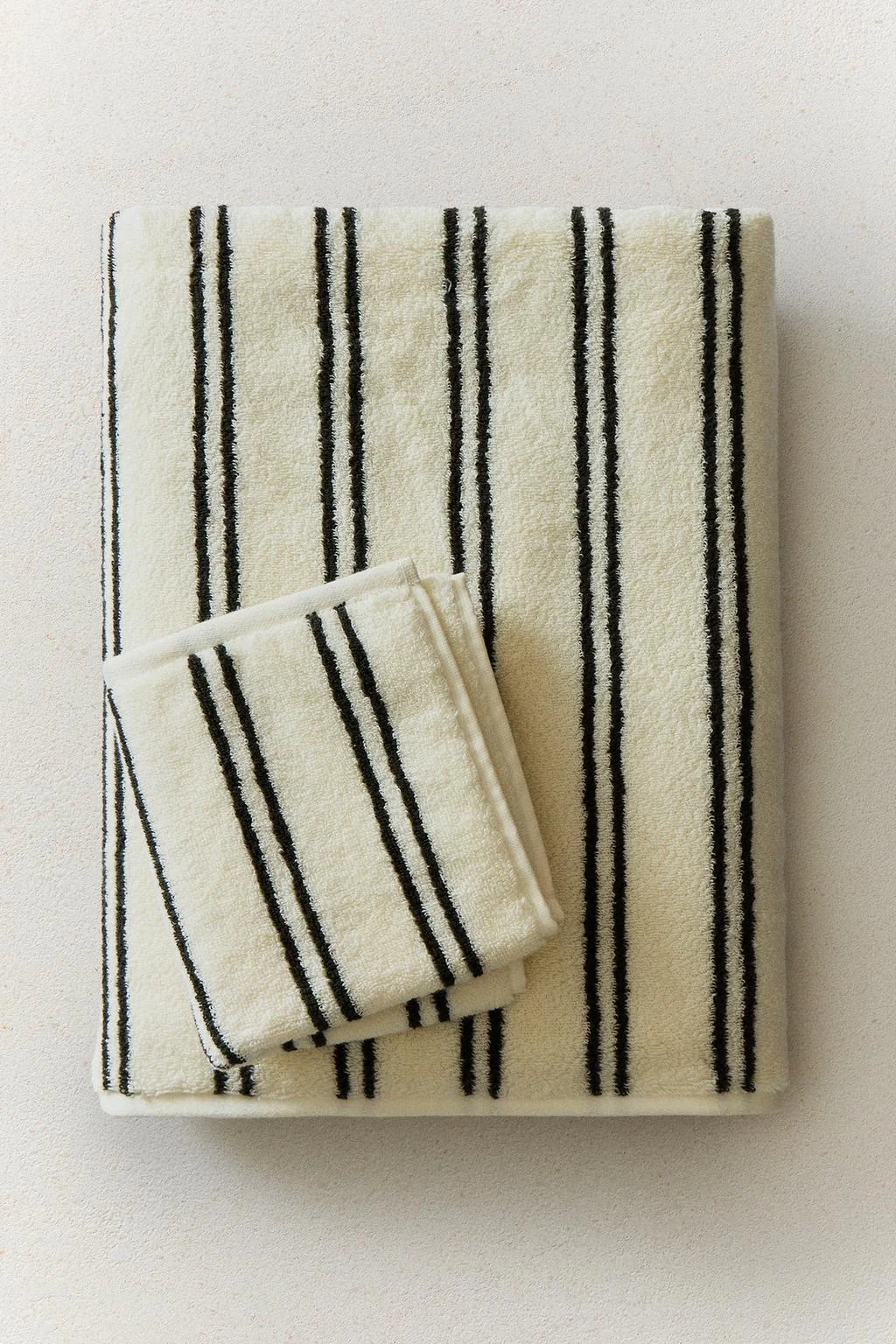 Полосатое хлопковое банное полотенце (800 GSM)