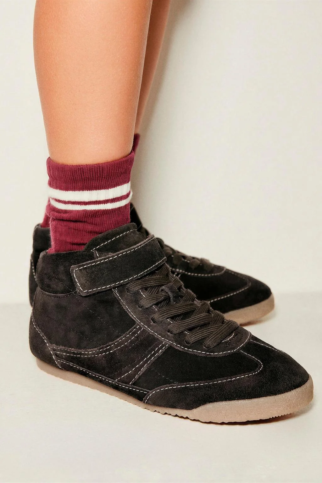 Кожаные ботинки-кроссовки высокие — Ботинки | кольные ботинки