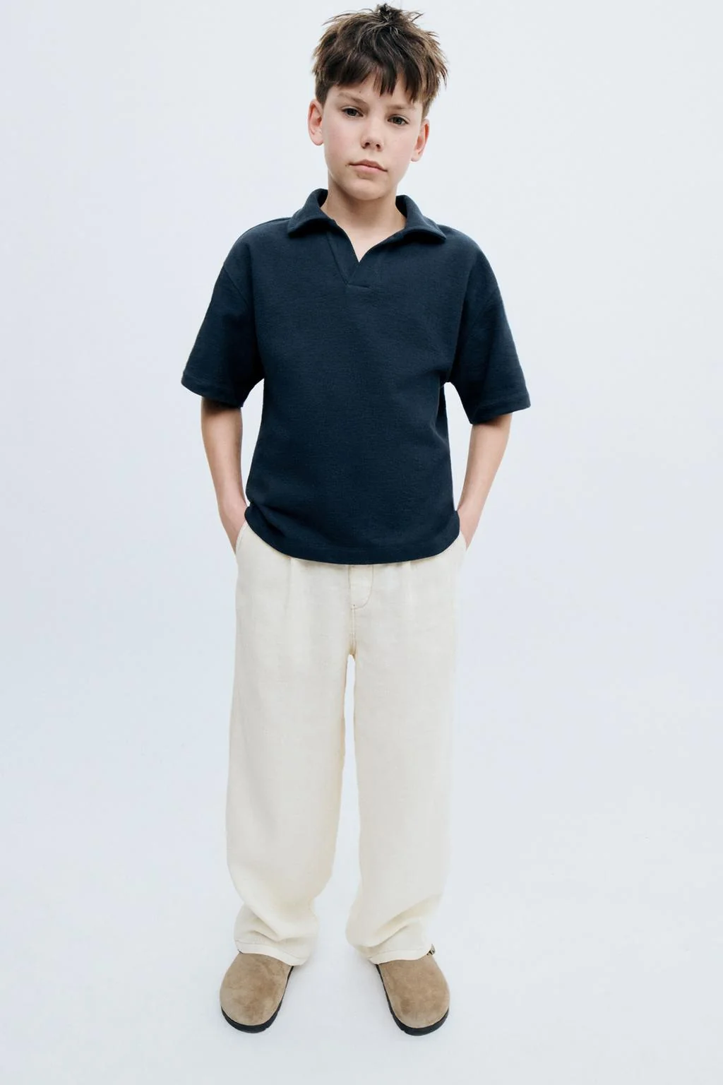 Сториз - поло свободного кроя с фактурой — STORIESZ