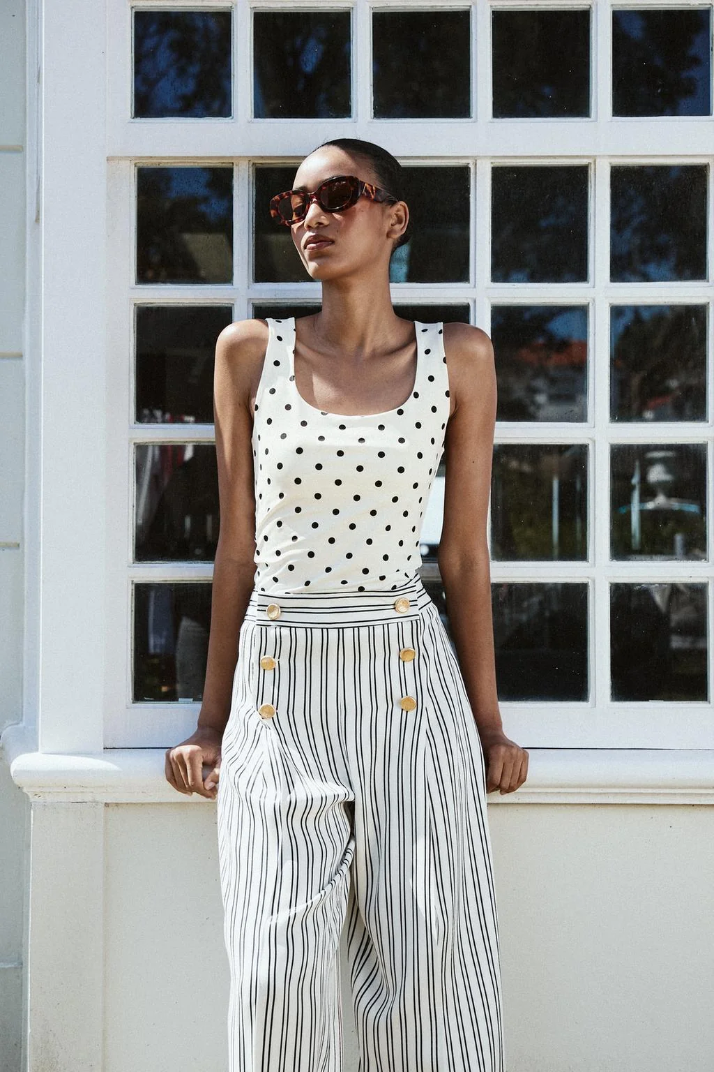 Футболка из полиамида с широкими бретелями