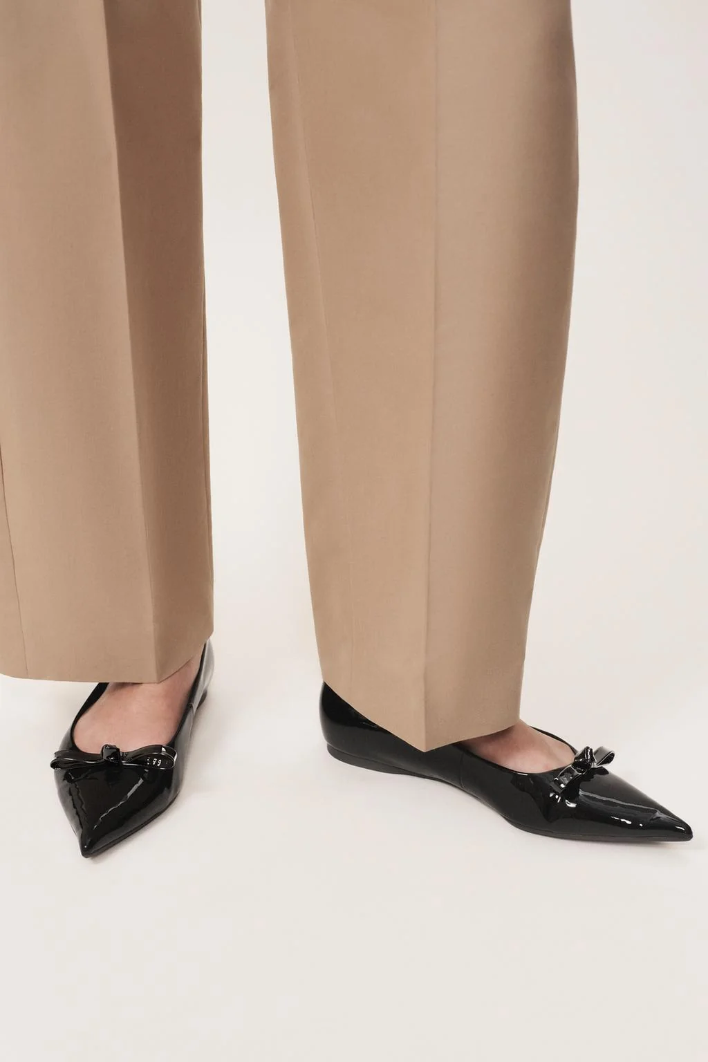 Туфли с бантом из кожи - товар Zara Woman