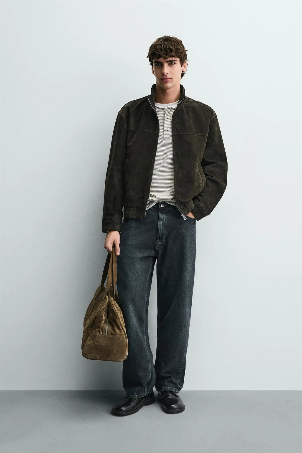 Замшевая кожаная куртка — Кожа