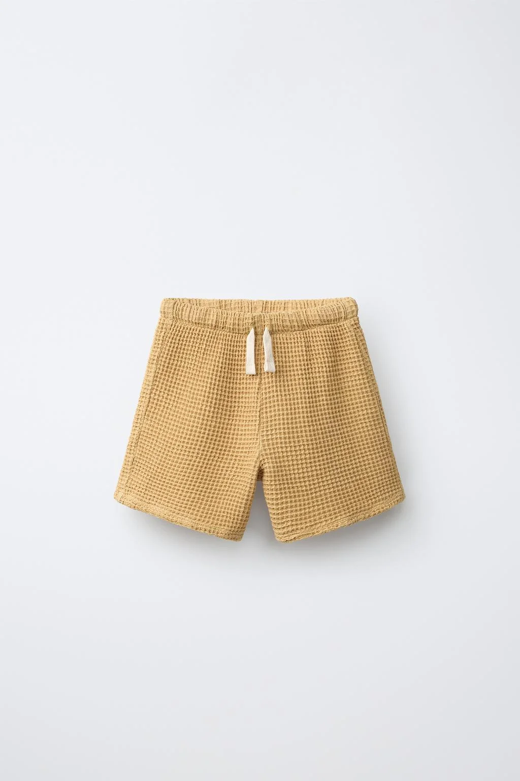ПРОСТЫЕ ШОРТЫ БЕРМУДЫ ИЗ РЕШЁТОЧНОЙ ВЯЗКИ — Детское