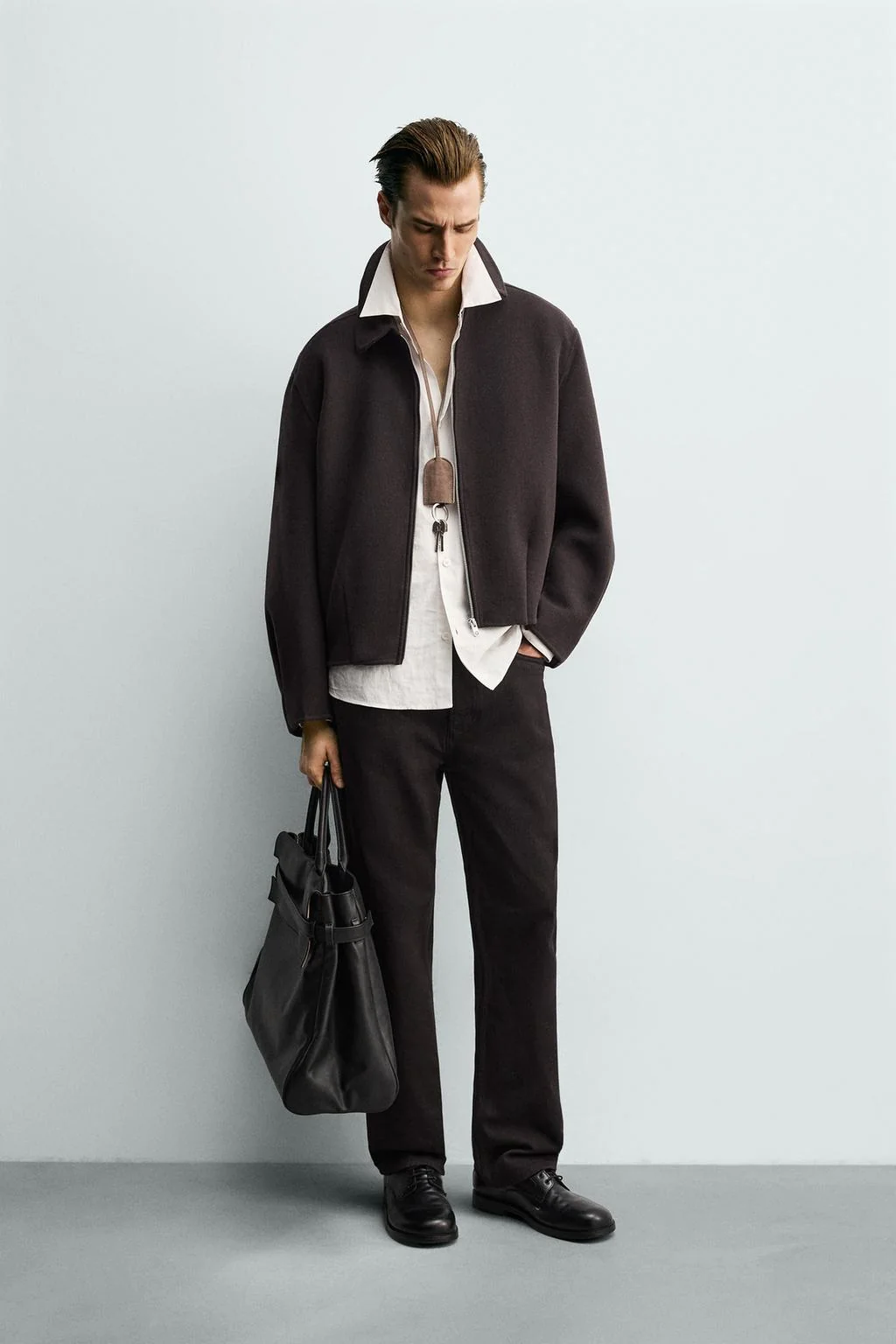 Пиджак из шерстяной смеси оверсайз — Jackets | Coats